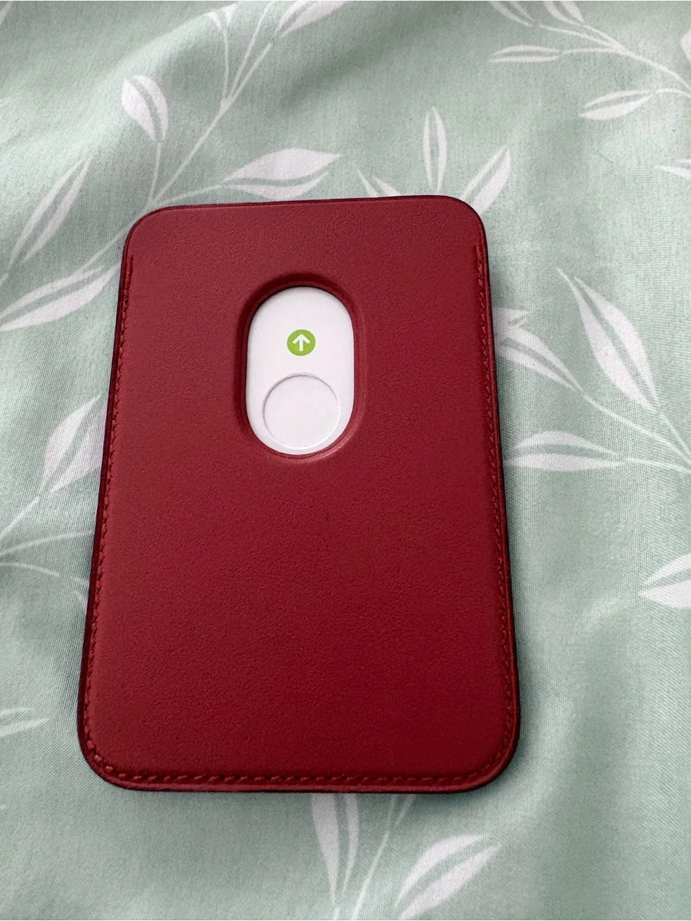 Apple MagSafe Leather Wallet - Deep Red
